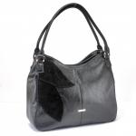 Сумка женская искусственная кожа ADEL-158,  2отд,  черный  221204