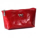 Косметичка Premier-F-92 натуральная кожа (1 отдел),  красный перламутр (136)  186889