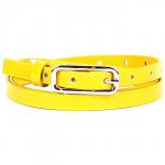 Ремень 15 мм BLACK TORTOISE жен 0200009 глад,  желтый 155328