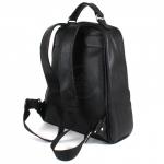 Сумка женская искусственная кожа GR-1227  (рюкзак),  1отд,  1внут+1внеш карм,  черный+какао 207644