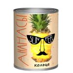 Ананас кольца, Объем 580 мл, ж.б.