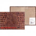 Обложка для паспорта Premier-О-8 натуральная кожа коричневый темный кайман (300)  107658