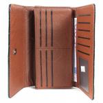 Кошелек женский искусственная кожа 924,  молния внутри,  4отд,  12 карм,  черный 200970