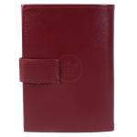 Обложка для авто+паспорт Premier-О-178 (5 внут карм,  двойная стенка)  натуральная кожа бордо сафьян (582)  205339