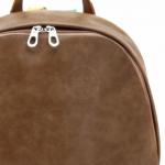 Сумка женская искусственная кожа ADEL-45 (рюкзак),  1отдел,  корич+полоска 215156