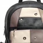 Сумка женская искусственная кожа GR-1496  (рюкзак),  2отд,  1внут+1внеш карм,  шоколад 193391