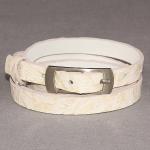 Ремень 15 мм BLACK TORTOISE жен 10200006 тисн,  молочный 174582