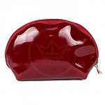 Косметичка Premier-F-91 натуральная кожа (1 отдел),  красный тем.глад (138)  185317