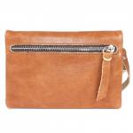 Портмоне мужское Croco-ПР-801 натуральная кожа 2 отд,  12 карм,  рем-петля,  коричневый св крек (212)  206858