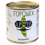 Горошек зеленый, Объем 425 мл, ж.б.