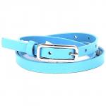 Ремень 15 мм BLACK TORTOISE жен 0200024 гладкий,  темноголубой 158559