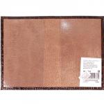 Обложка для паспорта Premier-О-8 натуральная кожа коричневый темный крок мелкий (112)  156645