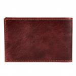 Кредитница Premier-V-119 (18  листов)  натуральная кожа коричневый тем пулл-ап (152)  216224