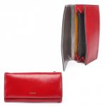 Кошелек женский искусственная кожа 5017 молния внутри,   5отд+ 7карм,  красный 221539