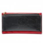 Кошелек женский искусственная кожа 5017 молния внутри,   5отд+ 7карм,  красный 221539