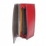 Кошелек женский искусственная кожа 5017 молния внутри,   5отд+ 7карм,  красный 221539