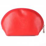 Косметичка Premier-F-91 натуральная кожа (1 отдел),  красный флотер (326)  193315