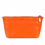 Косметичка Premier-F-92 натуральная кожа (1 отдел),  оранжевый флотер (330)  202916