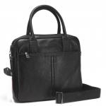 Портфель мужской натуральная кожа 8070,  1отд+отд д/ноут,  3внутр/карм,  2внеш/карм,  черный 221687