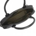 Портфель мужской натуральная кожа 8070,  1отд+отд д/ноут,  3внутр/карм,  2внеш/карм,  черный 221687