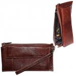 Портмоне мужское Premier-H-35 натуральная кожа 2 отд,  5 карм,  рем-петля,  коричневый игуана (84)  187721