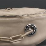 Сумка женская искусственная кожа VF-552000В  (поясная),  1отд,  1внут карм,  крем SALE 217994