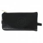 Футляр для ключей Croco-кл-501 (на молнии)  натуральная кожа черный змея (201)  205384