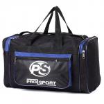 Сумка Sarabella-С 007 дорож  (П-600),  1отд,  3внеш карм,  плеч ремень,  черный/синий 185867