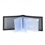 Визитница Croco-В-201  (18листов)  натуральная кожа черный крокодил (200)  201933