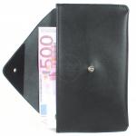 Сумка женская натуральная кожа  (на пояс)  Premier H-400,  1отд,  3внут/карм,  черный сафьян/черный шора (589-48)  213021