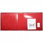 Обложка Premier-О-13 (охотничий билет)  натуральная кожа красный ладья (35)  203340