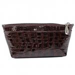 Косметичка Premier-F-93 натуральная кожа (1 отдел),  корич.крок мелкий (112)  182771