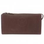 Портмоне мужское Croco-ПР-1050 натуральная кожа 3 отд,  10 карм,  рем-петля,  коричневый тем шора (1002)  218906