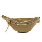 Сумка женская искусственная кожа GR-1665 поясная,  1отд,  1внут карм,  золото 220257