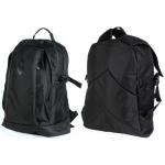 Рюкзак муж Rise-м-149,  уплот.спинка,  1отд,  3внеш карм,  черный  213383