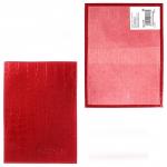 Обложка для паспорта Premier-О-8 натуральная кожа красный крокодил (115)  109093