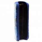 Кошелек женский искусственная кожа 7811,  на 1 молнию,  6отд,  8карм,  (цветы),  синий 216365