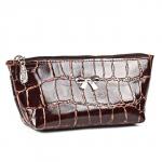 Косметичка Premier-F-93 натуральная кожа (1 отдел),  коричневый крупный крок (3)  184972