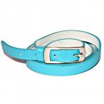 Ремень 15 мм BLACK TORTOISE жен 10200002,  рептилия. бирюза 181443