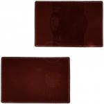 Обложка для паспорта Croco-П-1101 натуральная кожа коричневый шора (1001)  214078