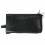 Футляр для ключей Croco-кл-501 (на молнии)  натуральная кожа черный матовый (3)  205387