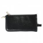 Футляр для ключей Croco-кл-501 (на молнии)  натуральная кожа черный матовый (3)  205387