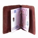 Зажим для купюр Premier-Z-1  (зажим-скрепка)  натуральная кожа коричневый тем пулл-ап (152)  216236