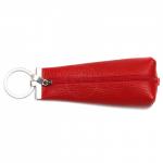 Футляр для ключей Croco-кл-503 (на молнии)  натуральная кожа алый флотер (128)  217473