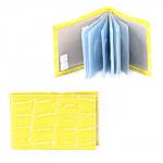 Кредитница Cayman-1070К натуральная кожа 18 листов,  желтый скат (84)  183640