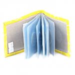 Кредитница Cayman-1070К натуральная кожа 18 листов,  желтый скат (84)  183640