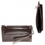 Портмоне мужское Premier-H-35 натуральная кожа 2 отд,  5 карм,  рем-петля,  коричневый тем.гладкий (88)  178271