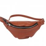 Сумка женская искусственная кожа GR-1665 поясная,  1отд,  1внут карм,  рыжий 222610