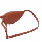 Сумка женская искусственная кожа GR-1665 поясная,  1отд,  1внут карм,  рыжий 222610