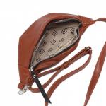 Сумка женская искусственная кожа GR-1665 поясная,  1отд,  1внут карм,  рыжий 222610